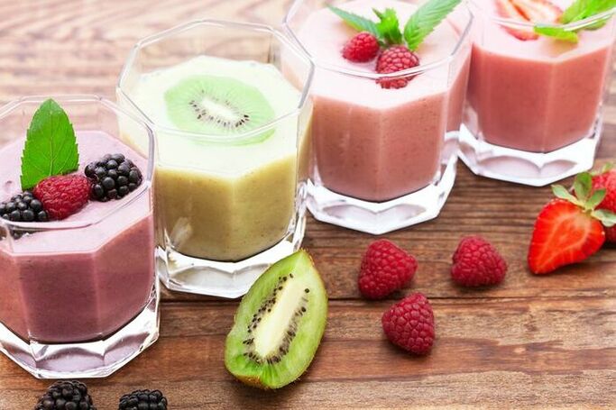 Մրգեր-հատապտուղ Smoothies